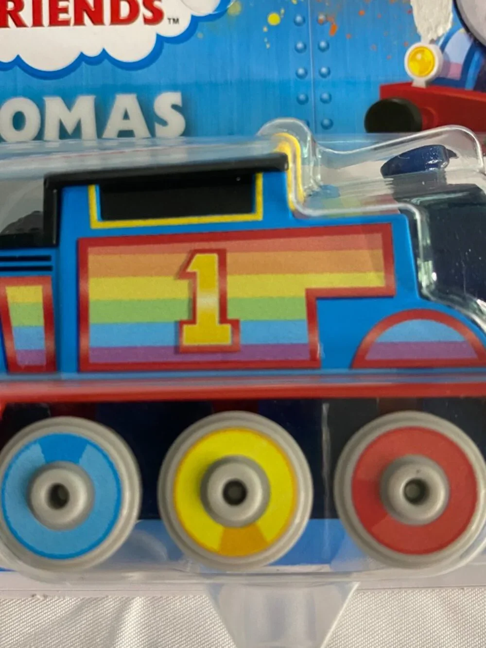 Thomas & Friends Rainbow Thomas Metal Engine NIP Mattel